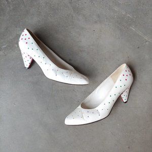 STUART WEITZMAN FOR MR SEYMOUR WHITE DYEABLE SATIN 3.75" HEEL PUMPS STUART WEITZMAN FOR MR SEYMOUR WHITE DYEABLE SATIN 3.75" HEEL PUMPS